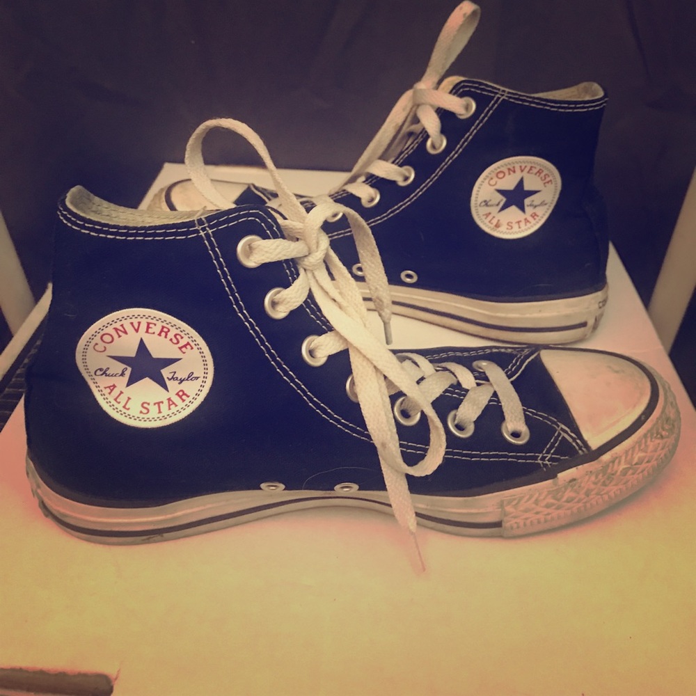 Converse All Star black hi tops